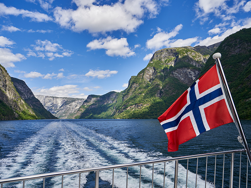 Klimaskog - Norwegen - Bootstour